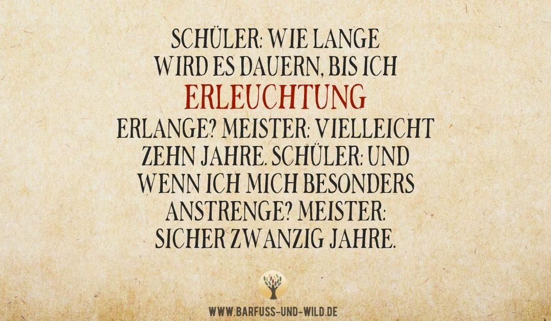 Warum Du Erleuchtung gar nicht suchen musst (und wie Du sie ziemlich sicher nicht findest) … [PODCAST #35]