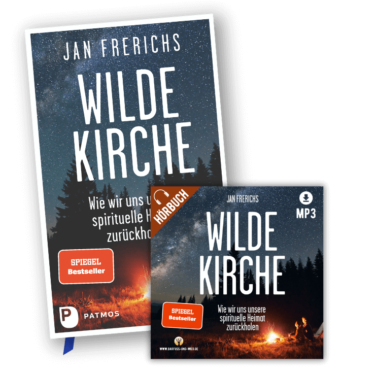 Buchcover - Frerichs, Jan, Wilde Kirche. Wie wir uns unsere spirituelle Heimat zurückholen, Patmos 2024.